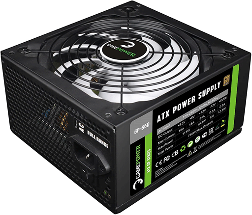 GamePower GP-650 APFC 14cm 80+(BRONZE) 650W PSU