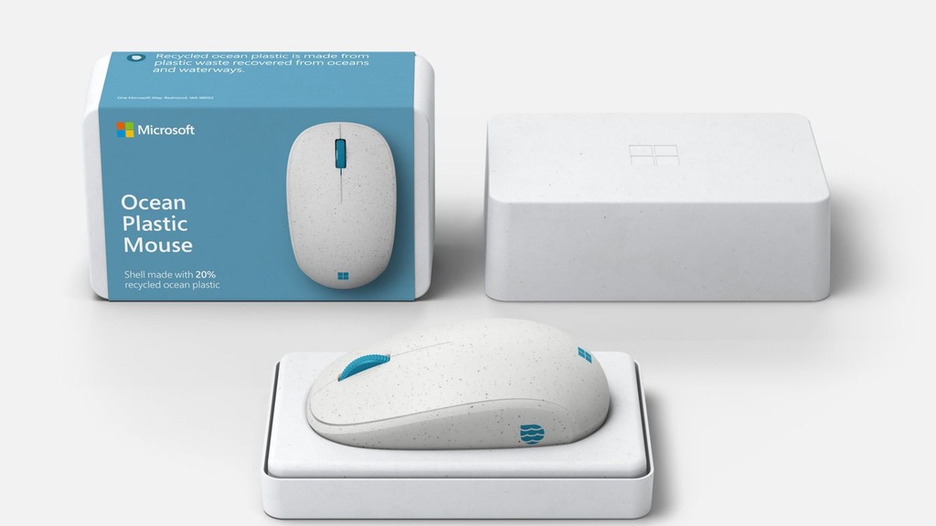 Microsoft Wireless Ocean Plastic Bluetooth  Mouse