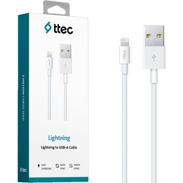 TTEC iPhone Cable Lightning to USB-A Cable