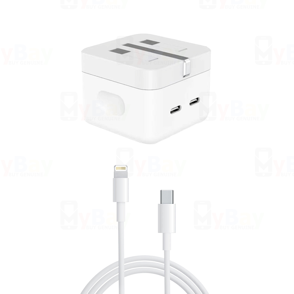 MST 35W USB C+C Power Adaptor , USB C to Lightning Cable for iPhone
