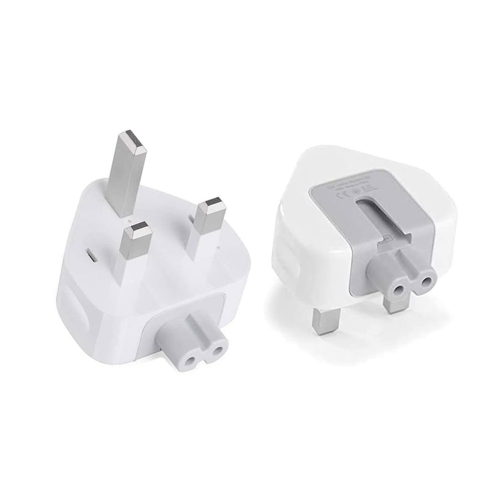 3 Pin UK Standard Duck Head Wall Adapter Charge Plug for APPLE MacBook Pro, Air and iPad