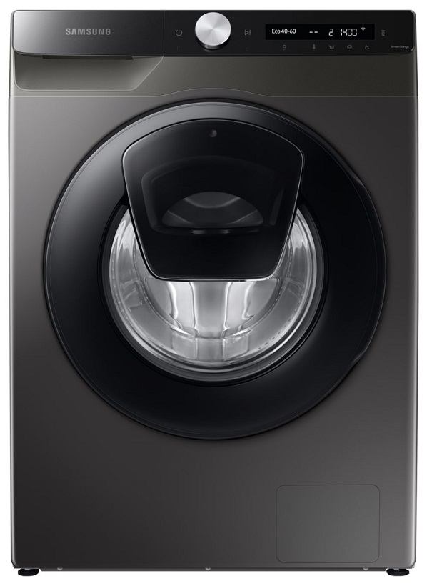 SAMSUNG WW90T554DAX Washing Machine with INVERTER MOTOR and ecoBubble™ technology, 9kg, 1400rpm, 60x85x55cm, Energy class A, Black/Graphite
