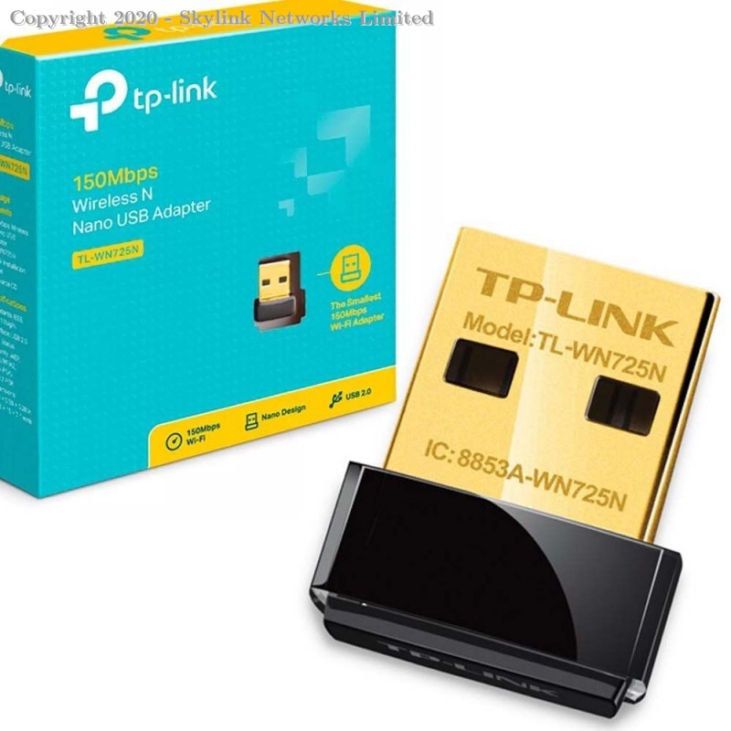 TP-LINK TL-WN725N Wireless N Nano USB Adapter 150Mbps