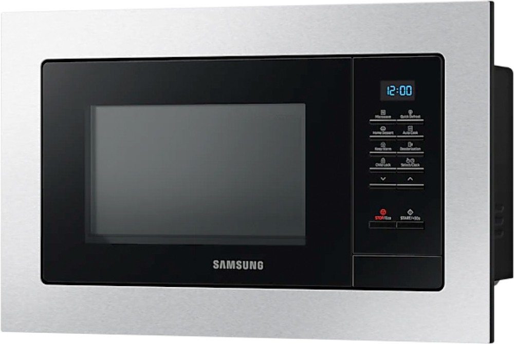 SAMSUNG MS23A7013AT/OL/BIM Built-in microwave oven 23L, 800W, Silver/Black
