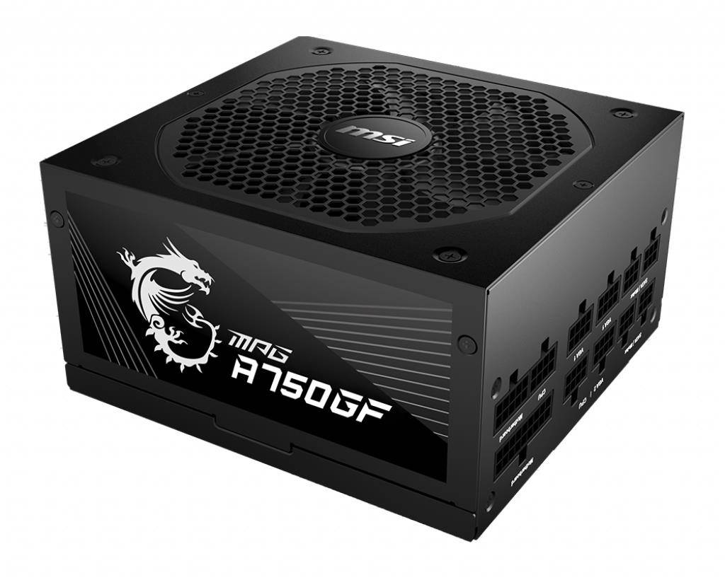 MSI MPG A750GF 750W 80+ GOLD MODULAR BLACK PSU