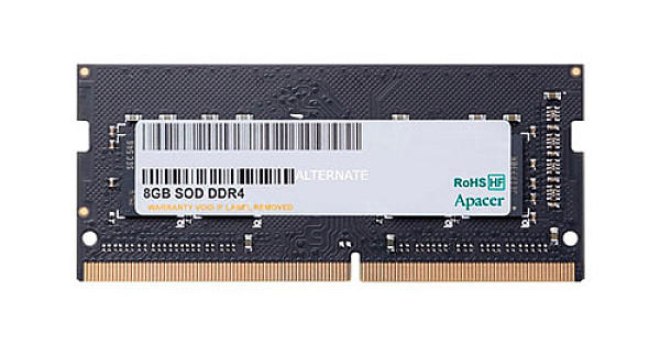 Apacer 8GB 3200Mhz CL22 DDR4 Notebook SODIMM Ram (ES.08G21.GSH)
