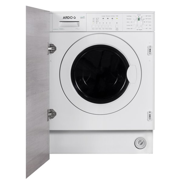 ARDO 55FLBI107SW Built-in Washing Machine, 7Kg, 1000Rpm