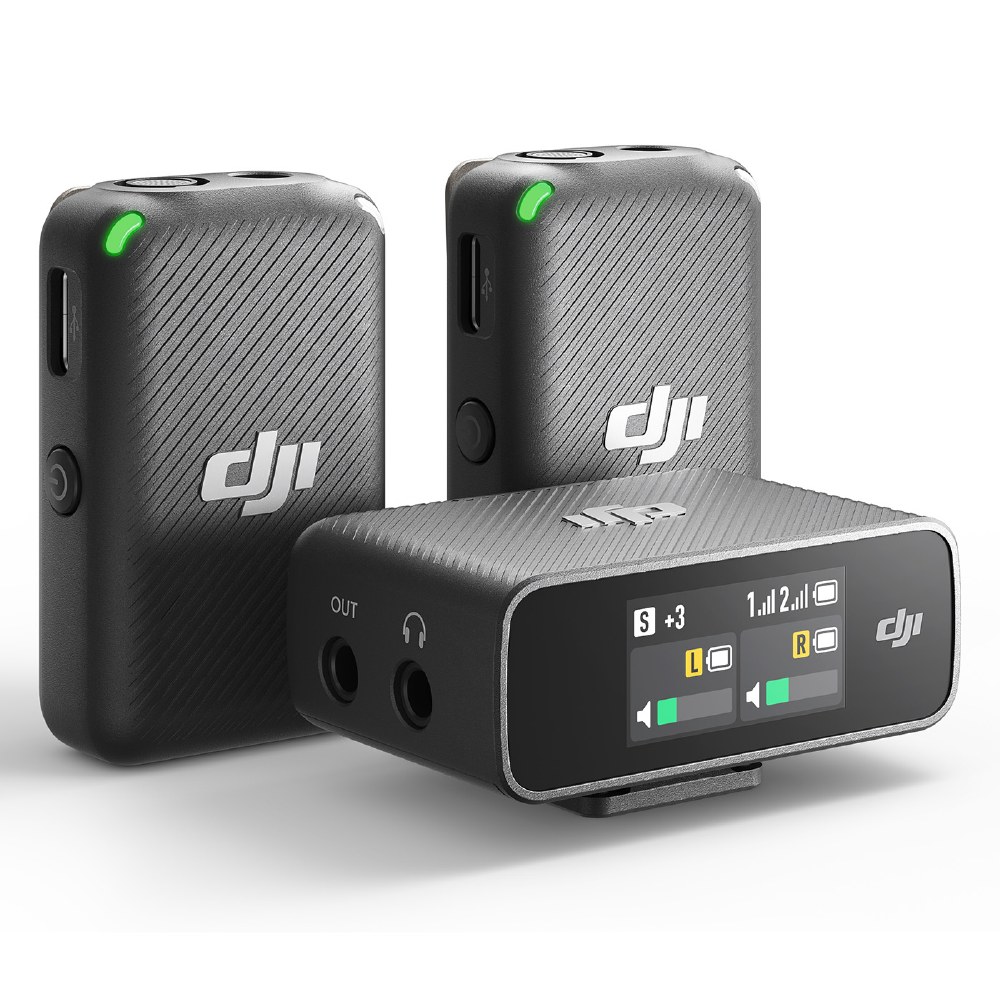 DJI Dual Microphone (2 x Transmitter &k 1 x Receiver Kit