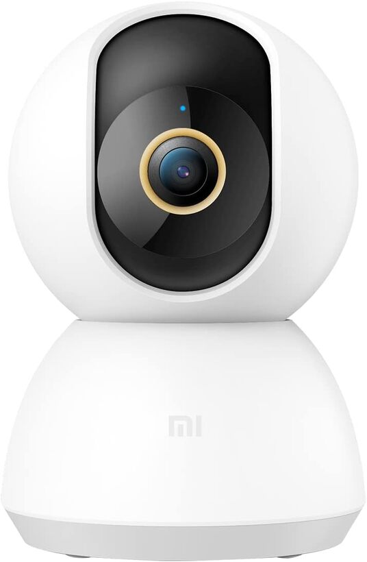 Xiaomi Smart Camera C300, 2K Clarity, 360° Vision, AI Human Detection, F1.4 Large Aperture and 6P Lens, Enhanced Color Night Vision in Low Light, Full Encryption for Privacy Protection, White