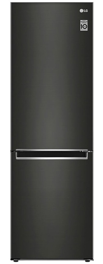 LG GBB61BLJMN Free-standing fridge with freezer 341L, 186x59.5x68.2cm, Energy Class E, Black