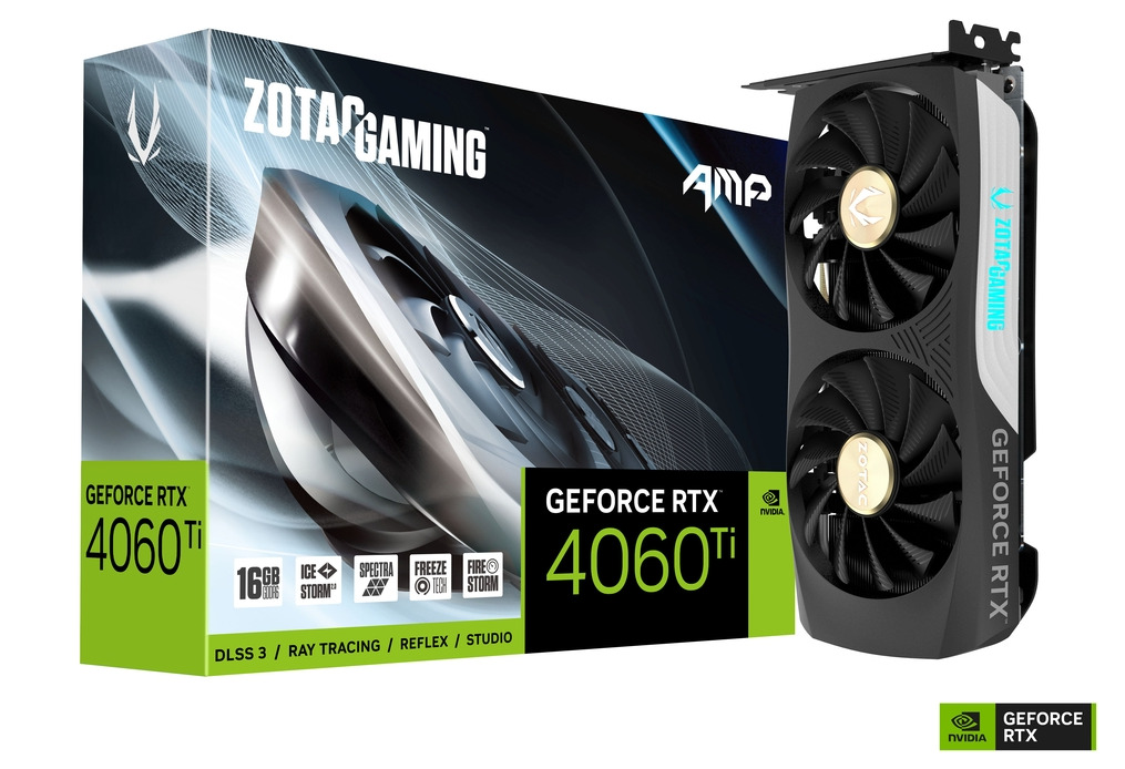 Zotac GeForce RTX 4060 Ti 16GB GDDR6 AMP Graphics Card