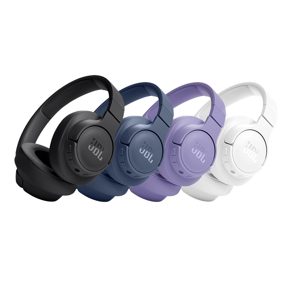 JBL Tune 720BT Wireless On-Ear Headphones, with JBL Pure Bass Sound, Bluetooth 5.3, Hands-Free Calls, Audio Cable and 76-Hour Battery Life.