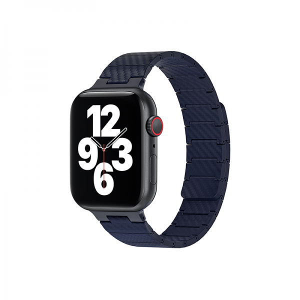 Wiwu WI-WB009 Carbon Fiber Pattern Magnetic Watchband For iWatch 42-49MM