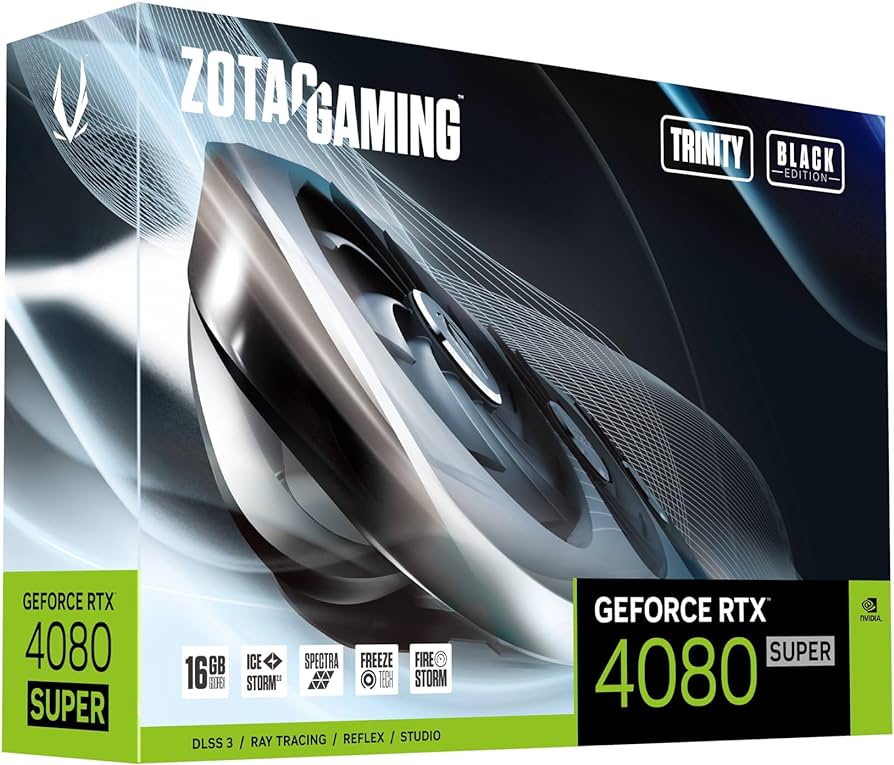 ZOTAC GEFORCE RTX 4080 SUPER 16GB AMP TRINITY BLACK EDITION