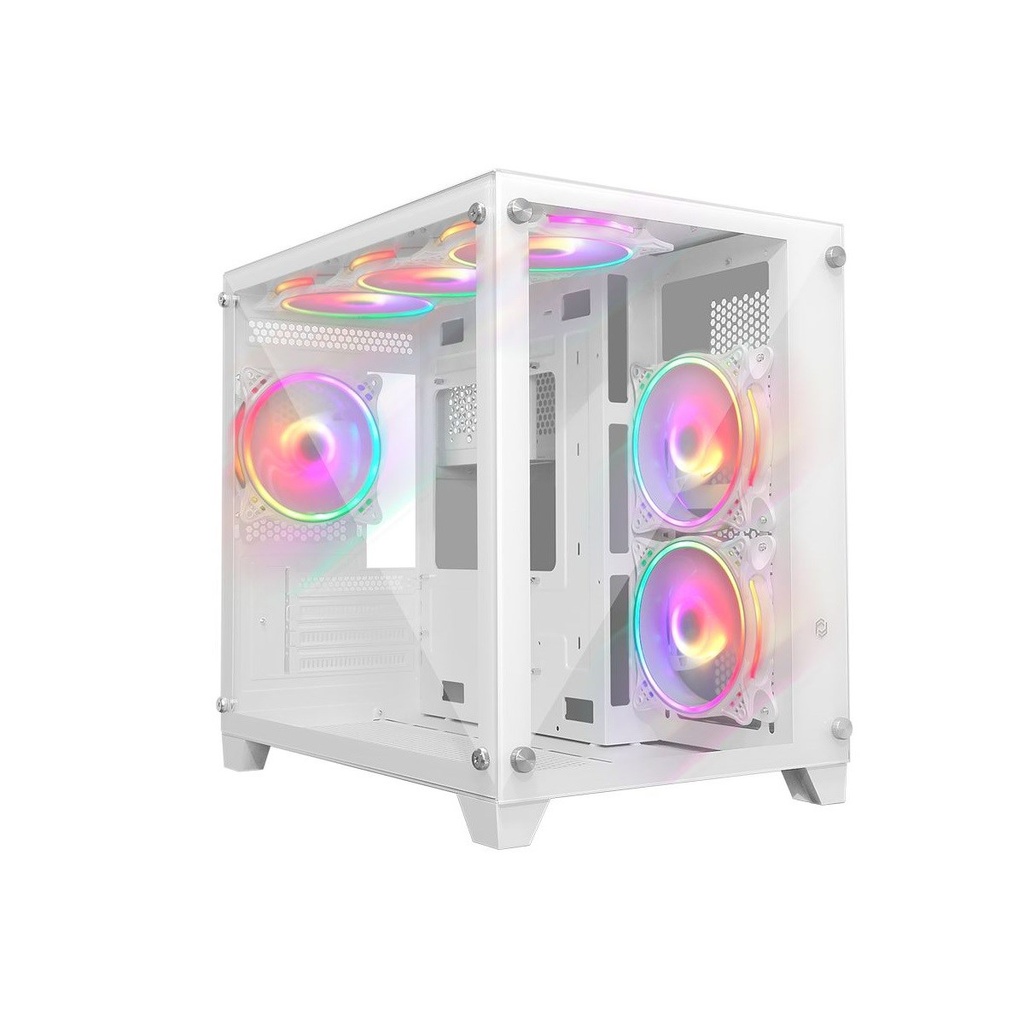 Frisby FC-9510G Phoenix Gaming RGB Fan, White Case