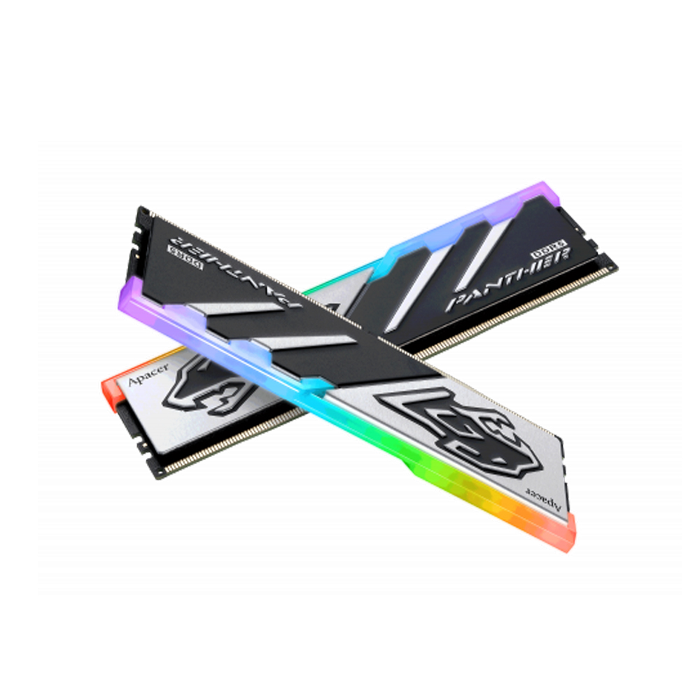 Apacer Panther RGB 32GB (2x16GB) 5200MHz CL38 DDR5 Gaming Ram (AH5U32G52C5229BAA-2)