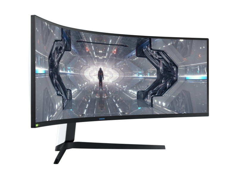 Samsung Odyssey 49” G9 Gaming Monitor, 1000R Curved Screen, QLED, Dual QHD Display, 240Hz, NVIDIA G-SYNC and FreeSync Premium Pro - FAIRLY USED