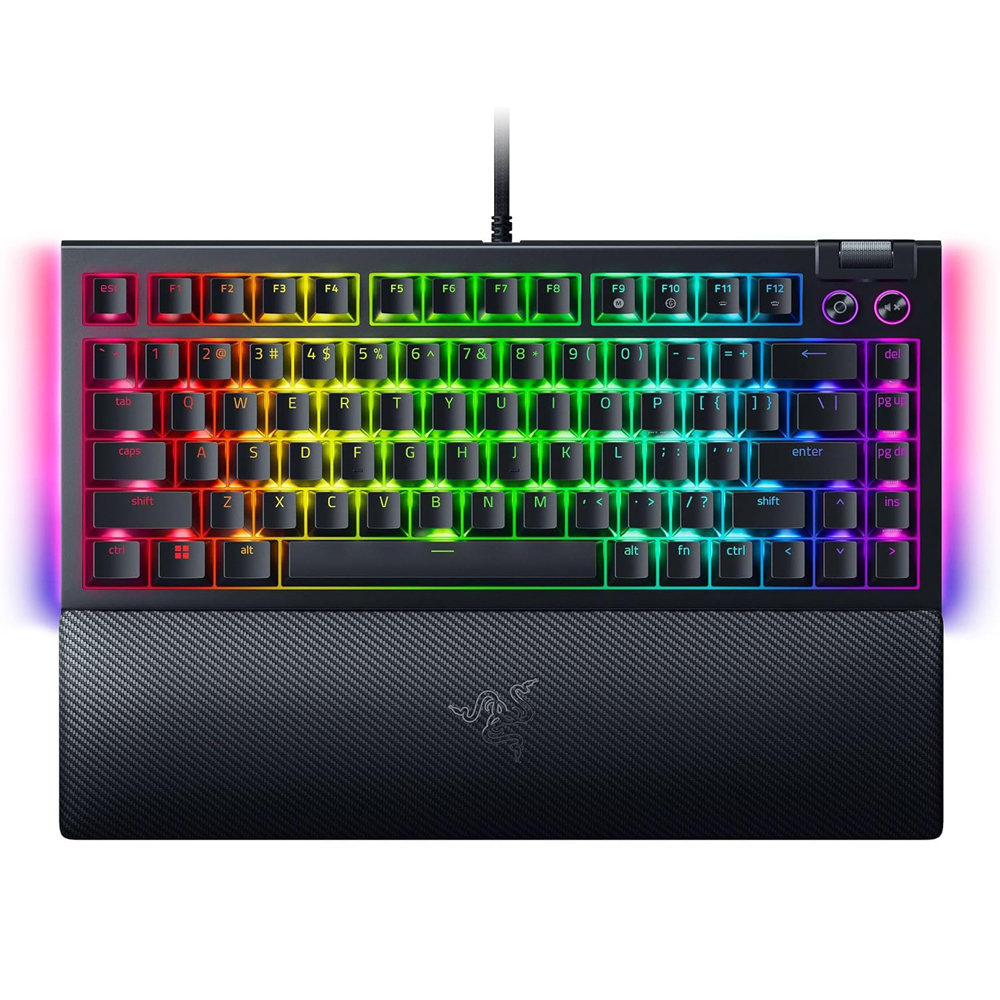 Razer BlackWidow V4 75% Hot-Swappable Mechanical Gaming Keyboard