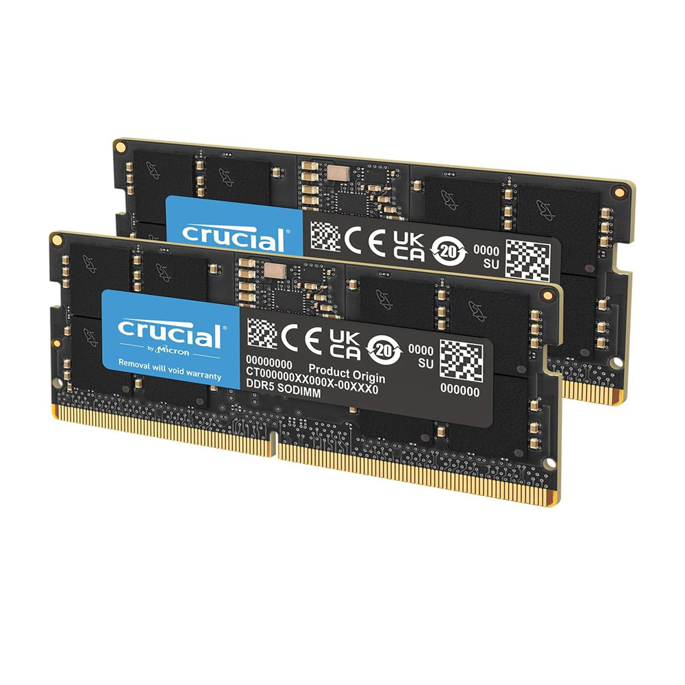 Crucial 32GB (2x16GB) 5600MHz DDR5 CT2K16G56C46S5