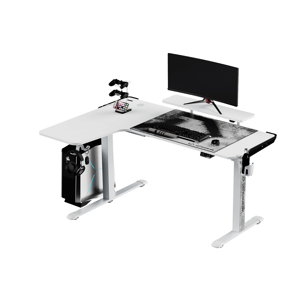 AOR L1-7 RGB White Gaming Table - 1400*1000*730mm