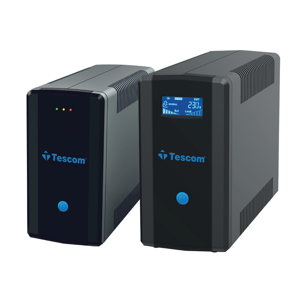 Tescom Leo+ 1200VA LCD (2x7AH) 5/10min.