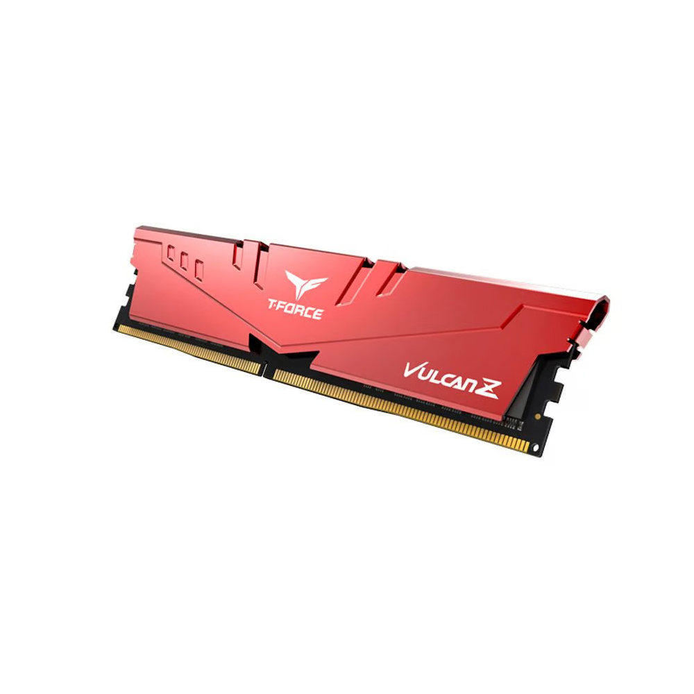 Team T-Force Vulcan Red 16GB(1x16GB) 6000Mhz DDR5 CL38 Gaming Ram (FLRD516G6000HC38A01)