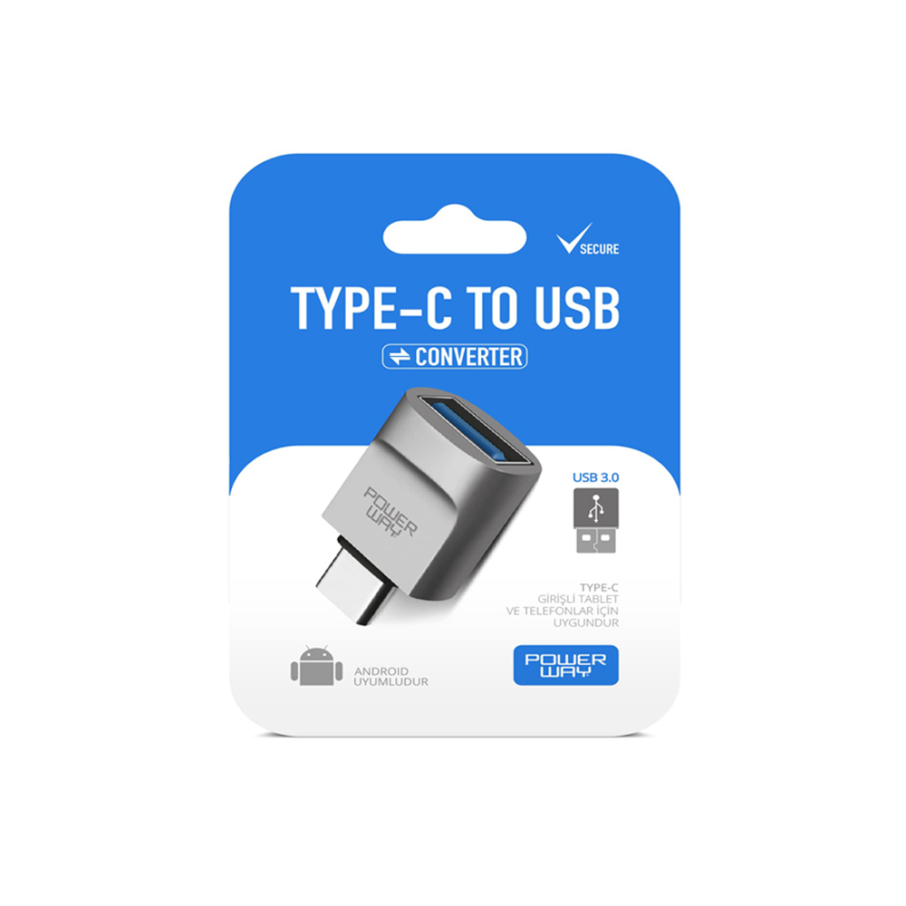 PowerWay Type-C to USB 3.0 Converter Adapter