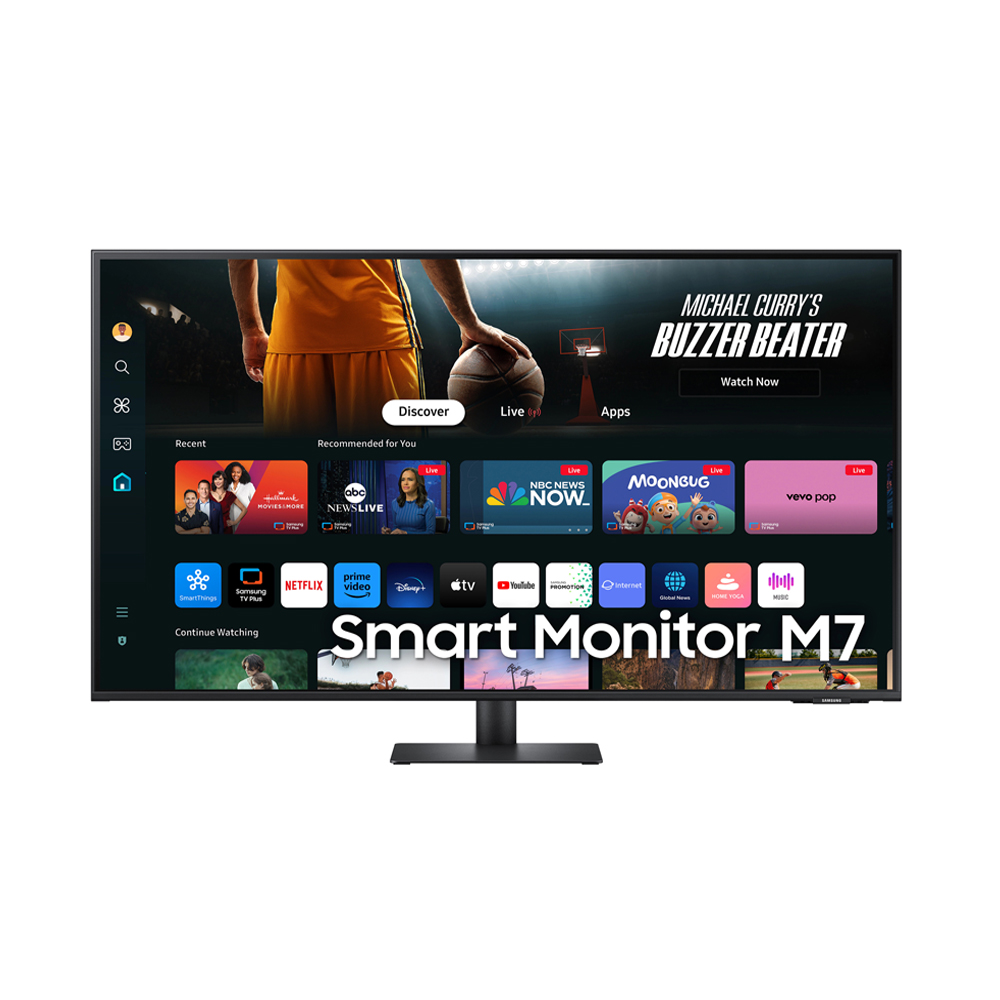 Samsung 43" M7 4K UHD(3840x2160) USB-C Black Smart Monitor