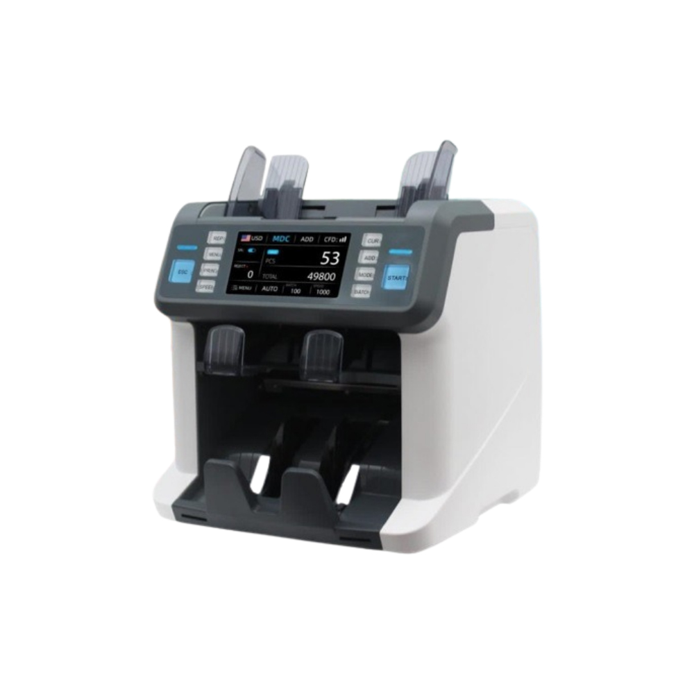 Fitness Featured AL-955 Dual ATM Mode 26 Country Current Touch Panel 2 CIS Sensor - Bill Counter