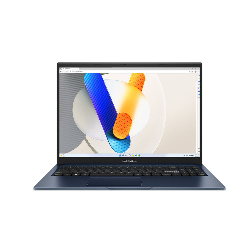 Asus Vivobook A1504VA-BQ934 Intel Core i7-1355U 16GB RAM 512GB SSD 15.6" (1920 x 1080) FHD IPS Display English Keyboard DOS EU Plug - Quiet Blue Business Laptop