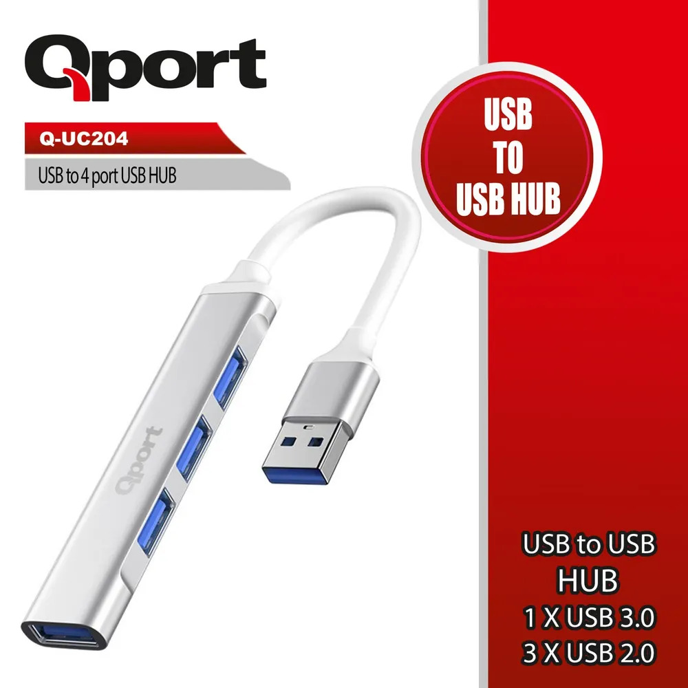 Qport Q-UC204 USB to 4 Port