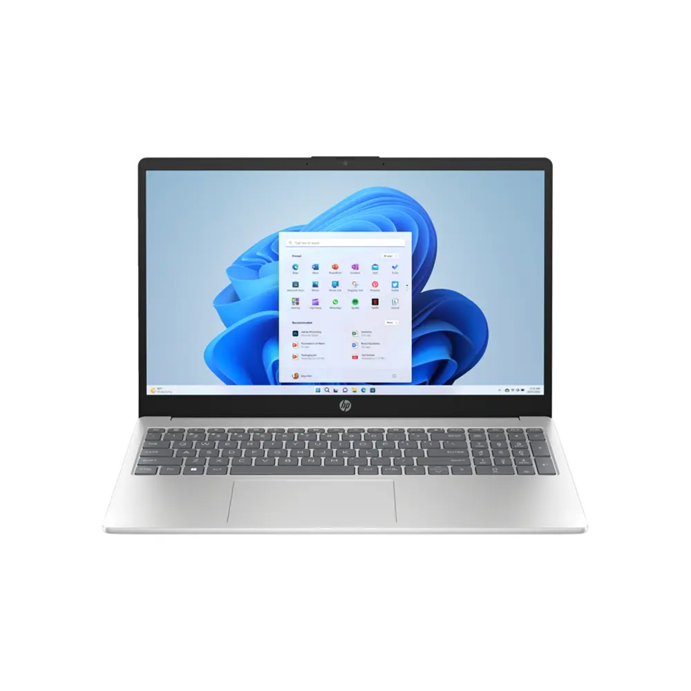 HP 15-FD0095 Core i5-1235U 256GB SSD 8GB 15.6" (1920x1080) Win11 Silver - Standart Laptop
