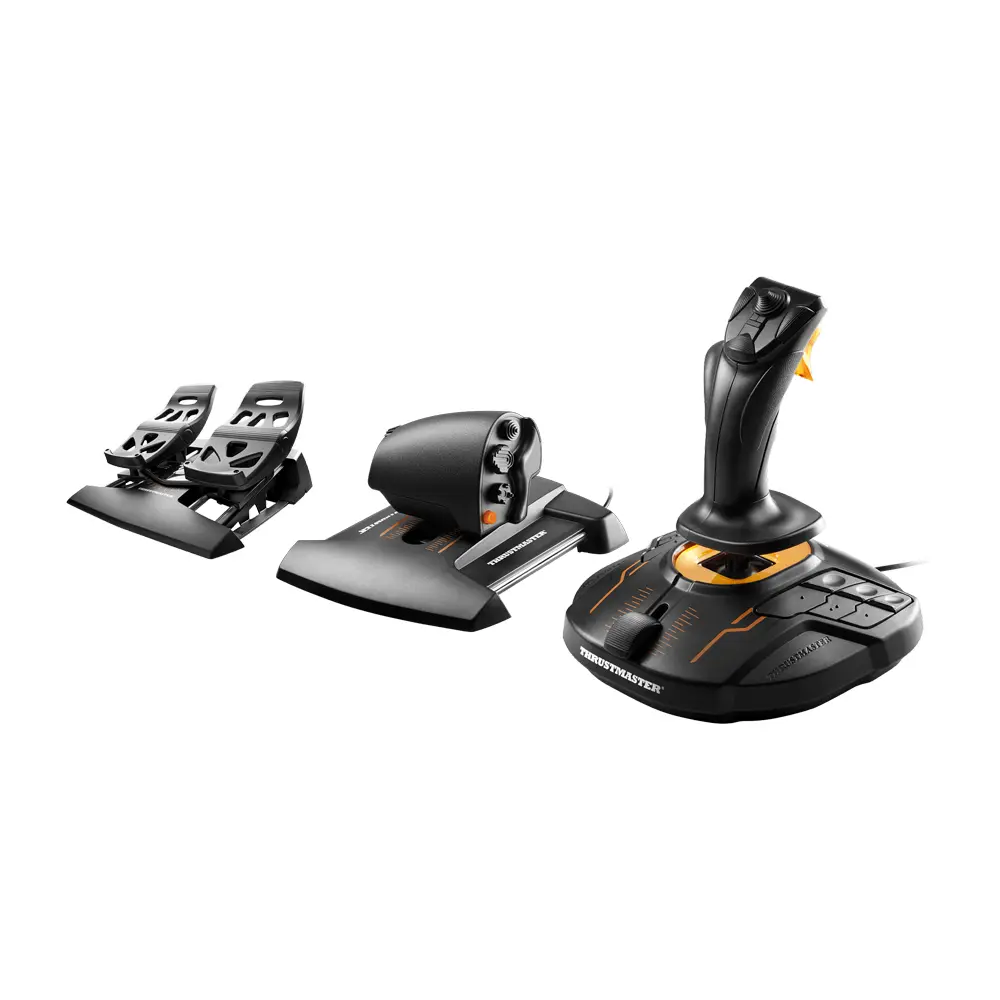 Thrustmaster T-16000M FCS Flight Pack Black USB Joystick Analogue / Digital M
