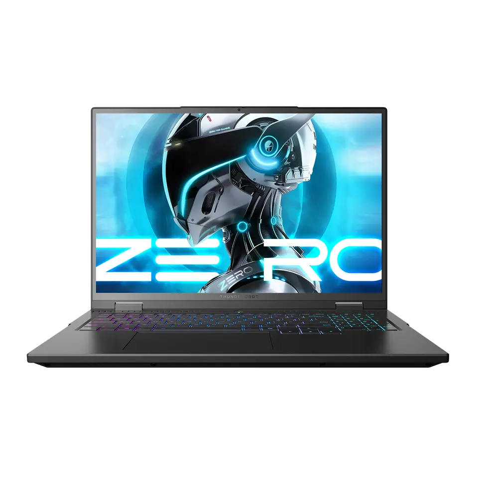 Thunderobot ZERO16 Pro Intel Core Ultra 7-255HX 1TB PCIe 5.0 SSD 32GB DDR5 5600MHz RAM Nvidia RTX 5070 Ti 12GB GDDR7 16" 2.5K (2560×1600) 360Hz 100% DCI-P3 - Windows 11 Home Hummingbird Display Wi-Fi 7 Per-Key RGB Black Gaming Laptop (ZERO16Pro-U7255HX57TE1Q360ARB)