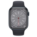 Apple watch series 8 45mm aluminum case midnight sport band (fairly used)