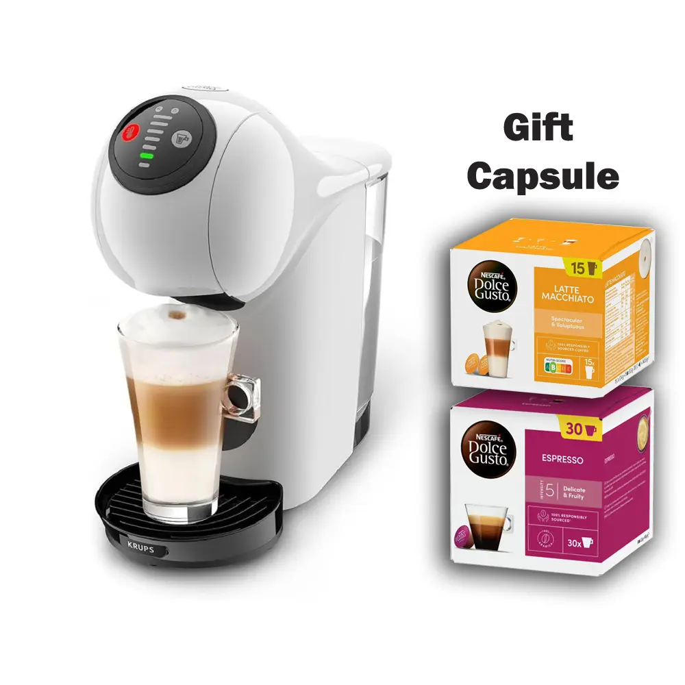 Nescafe Krups Dolce Gusto Genio S Coffee Machine with Macchiato
